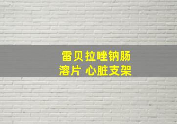 雷贝拉唑钠肠溶片 心脏支架